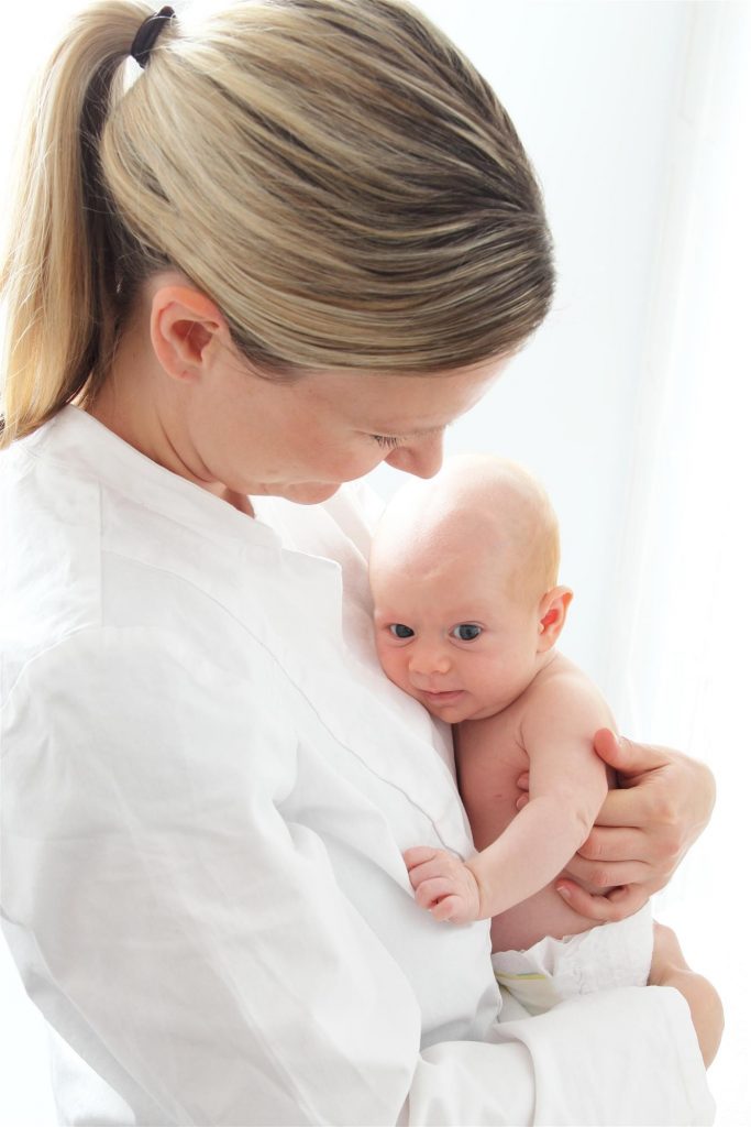 woman with newborn woman with newborn